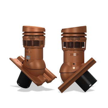Střešní ventilátor E36 EVO pro tašky typ 04 Ø125 (Braas Celtycka)