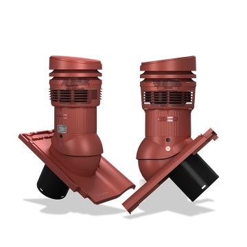 Střešní ventilátor E36 EVO pro tašky typ 11 Ø125 (Bramac Turmalin)