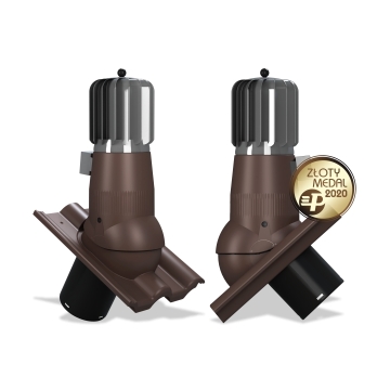 Hybridní turbína H05 EVO pro tašky typ 24 Ø150 (Nelskamp korunové krytí)