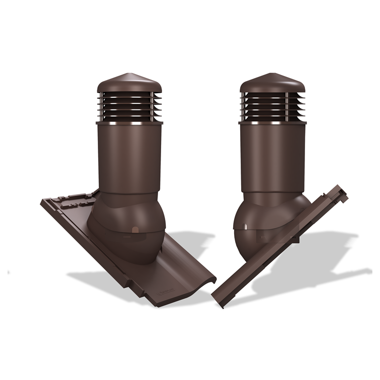 Větrací komínek K98 PLUS pro tašky typ 26 Ø125 izolovaný (Röben Piemont)