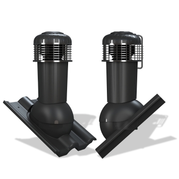 Střešní ventilátor K99 PLUS pro tašky typ 01 Ø125 (Creaton Göteborg)