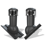 Střešní ventilátor K99 PLUS pro tašky typ 05 Ø125 (Bramac Classic / Braas Romańska)