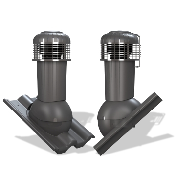 Střešní ventilátor K99 PLUS pro tašky typ 06 Ø125 (Bramac Římská / Braas Grecka)