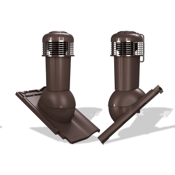 Střešní ventilátor K99 PLUS pro tašky typ 21 Ø125 (Braas Rubin 13V)