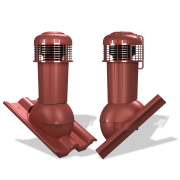 Střešní ventilátor K99 PLUS pro tašky typ 23 Ø125 (Benders dvojité S)