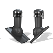 Střešní ventilátor K99 PLUS pro tašky typ 28 Ø125 (Bramac Rubin 9)