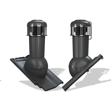 Střešní ventilátor K99 PLUS pro tašky typ 32 Ø125 (Röben Bergamo)