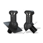 Ventilačný komínok W01 PRO pre bitúmenové krytiny Ø125 s odvodom kondenzátu