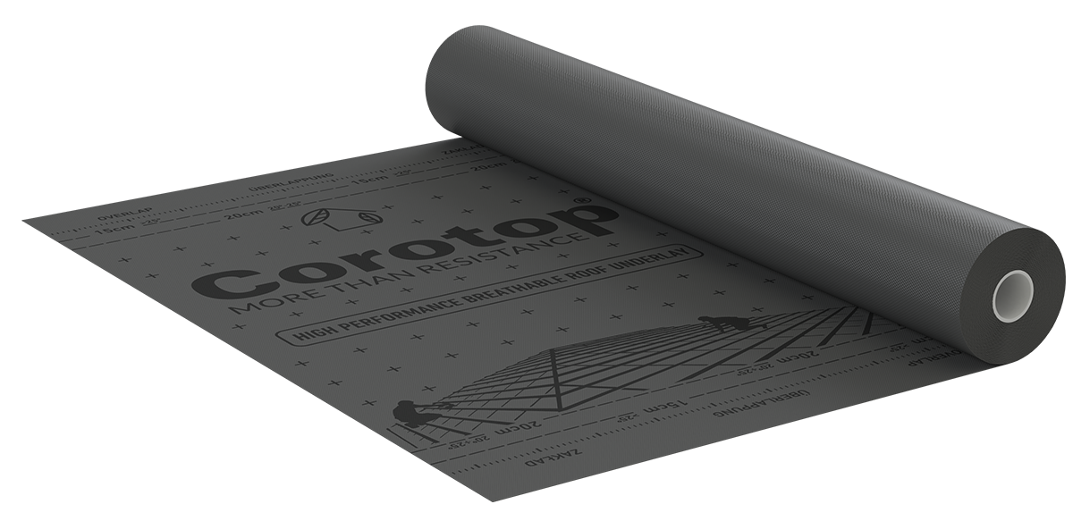 Corotop Mono – odolná střešní membrána s PU filmem, hot-melt