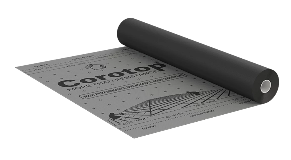 Corotop Classic – vysoce difuzní třívrstvá střešní membrána