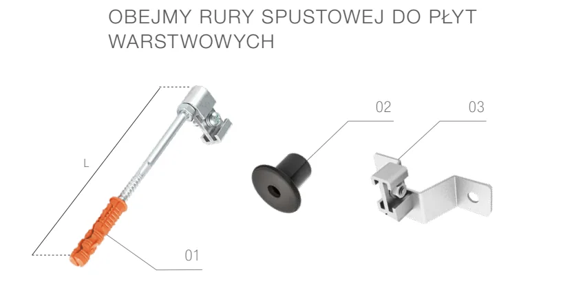 Śruba do obejmy i akcesoria