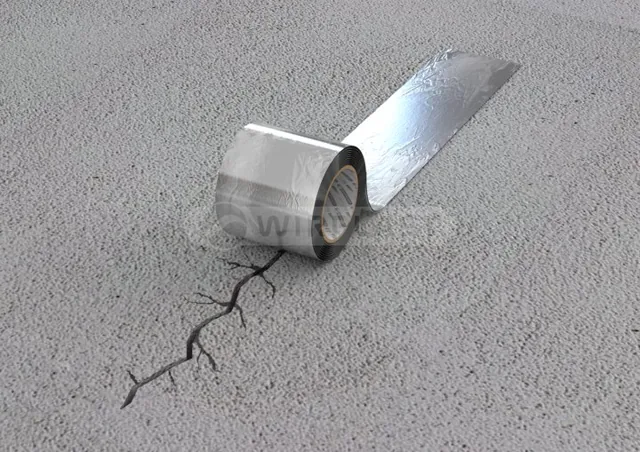 Naprawa pęknięcia w betonie