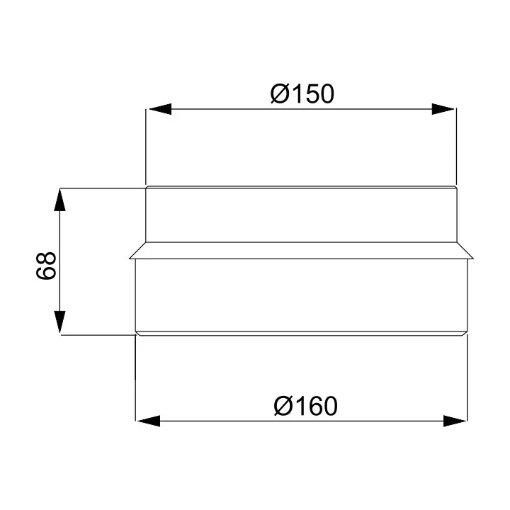 Redukcja Ø 150/160