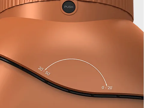 Nastavitelný sklon 0°–50°