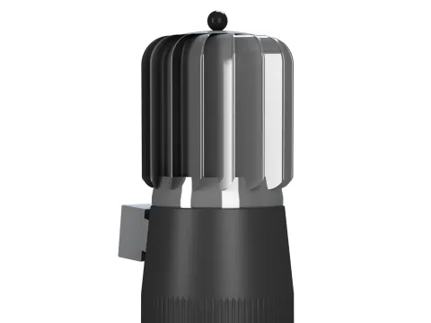 Turbina hybrydowa z aluminium lub blachy chromowanej, silnik 3,9 W